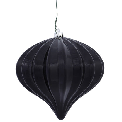 5.7" Shiny Onion  Ornament Drilled  - Single