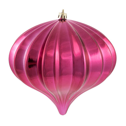 5.7" Shiny Onion  Ornament Drilled  - Single