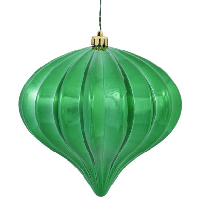 5.7" Shiny Onion  Ornament Drilled  - Single