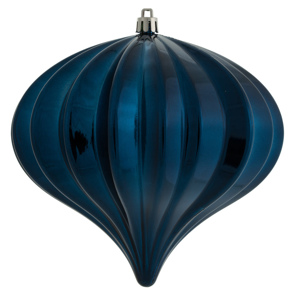 5.7" Shiny Onion  Ornament Drilled  - Single
