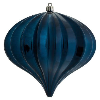 5.7" Shiny Onion  Ornament Drilled  - Single