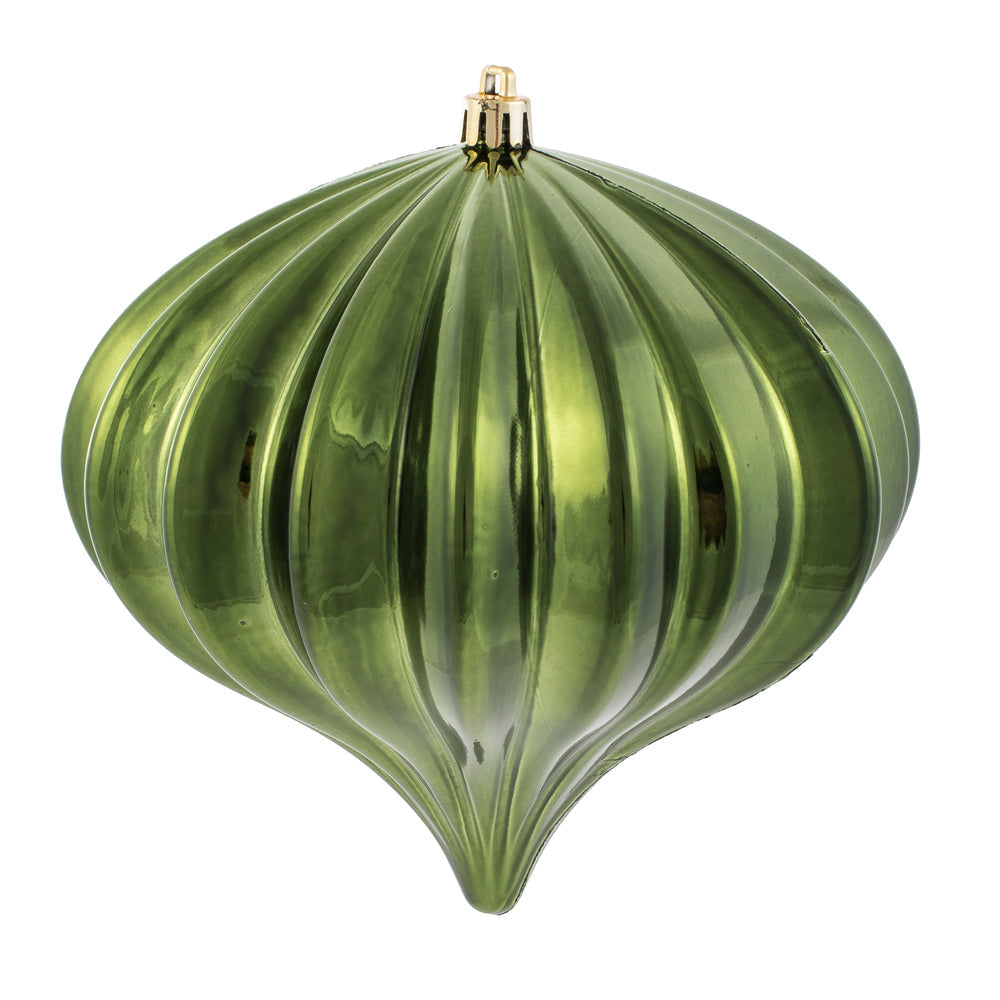 5.7" Shiny Onion  Ornament Drilled  - Single