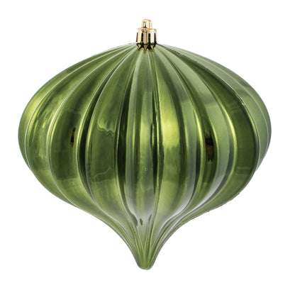 5.7" Shiny Onion  Ornament Drilled  - Single
