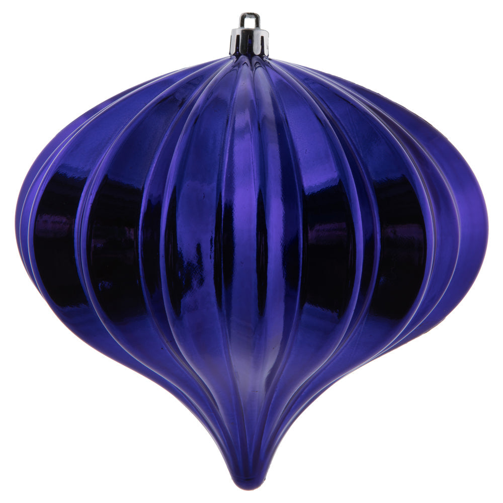 5.7" Shiny Onion  Ornament Drilled  - Single
