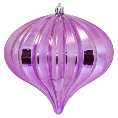 5.7" Shiny Onion  Ornament Drilled  - Single