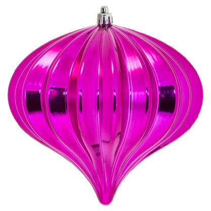 5.7" Shiny Onion  Ornament Drilled  - Single