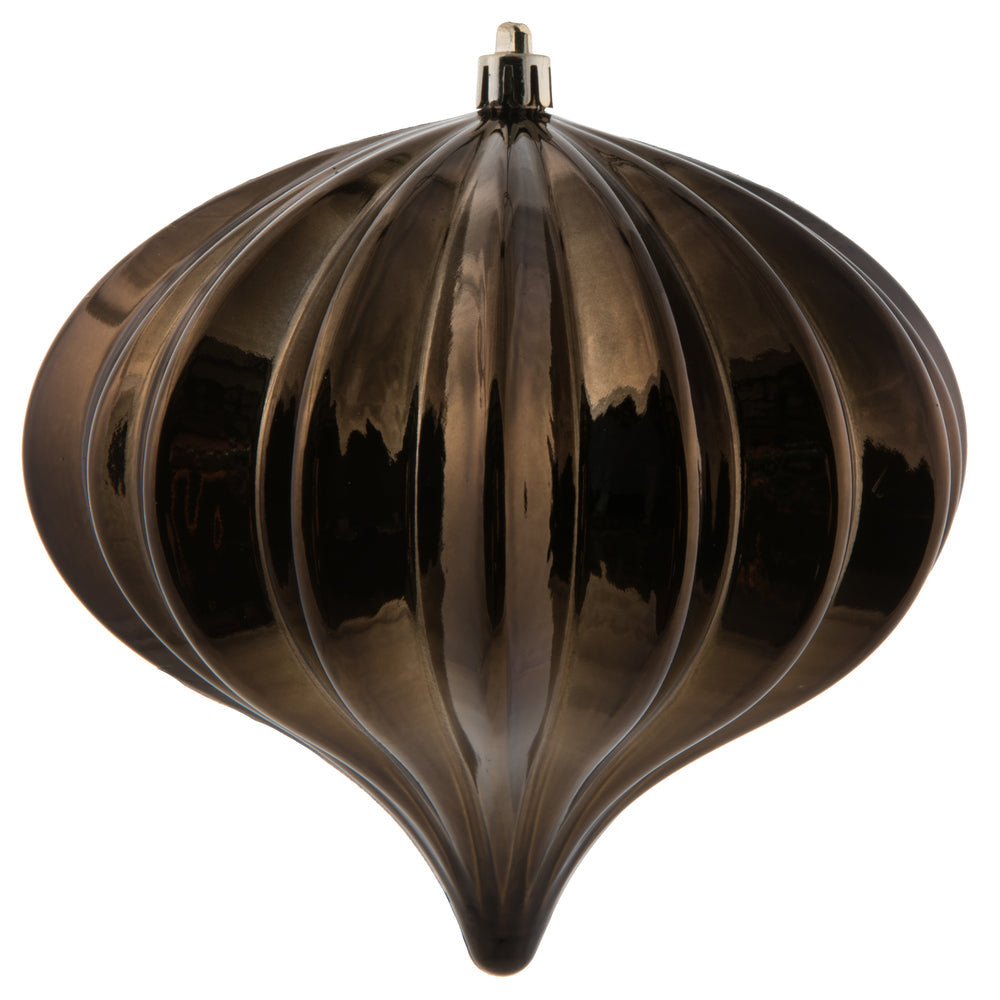 5.7" Shiny Onion  Ornament Drilled  - Single