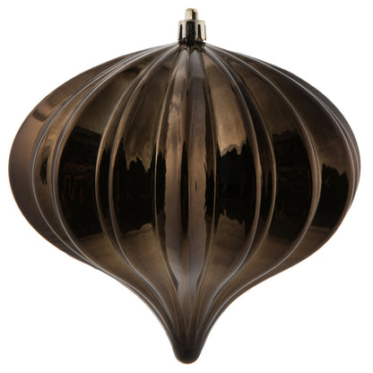 5.7" Shiny Onion  Ornament Drilled  - Single