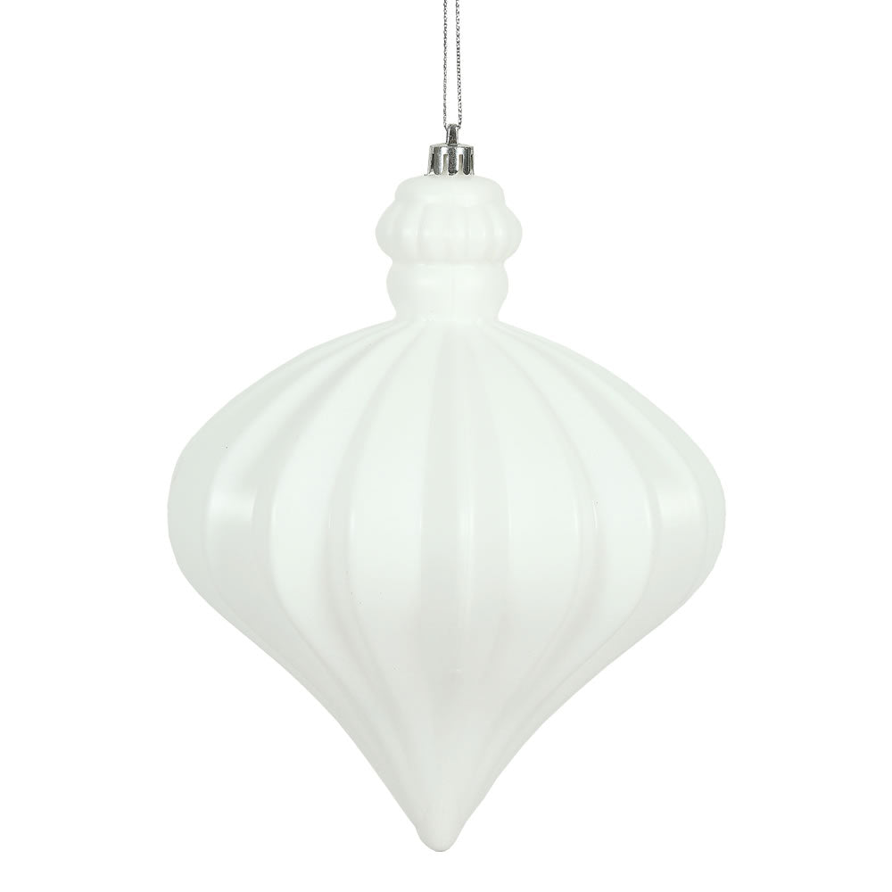 6" Matte Onion Drop Ornament - Single