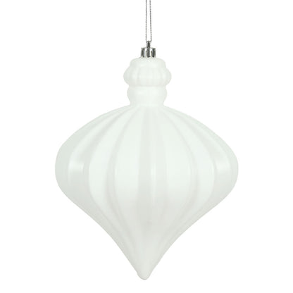 6" Matte Onion Drop Ornament - Single
