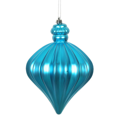 6" Matte Onion Drop Ornament - Single
