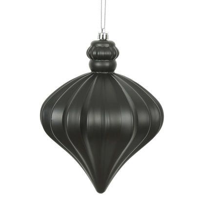 6" Matte Onion Drop Ornament - Single