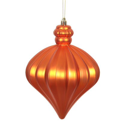 6" Matte Onion Drop Ornament - Single