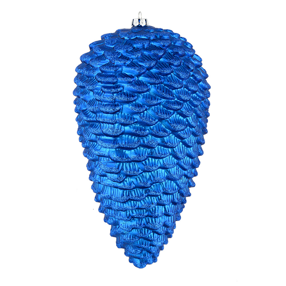 7" Matte Glitter Pinecone Ornament — view 8