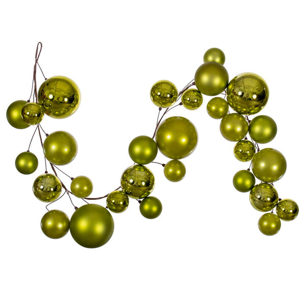 6' Lime Ball Branch Garland