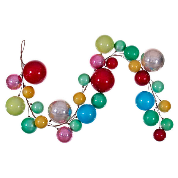 6' Multi Ball Branch Garland