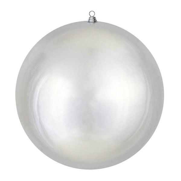 24" Giant Silver Shiny Ball Ornament UV