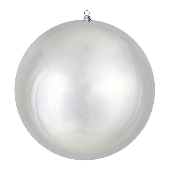 20" Giant Silver Shiny Ball Ornament UV