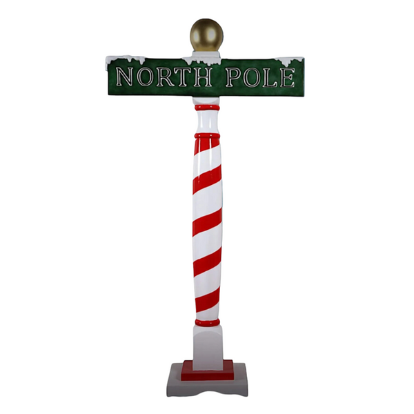 6' North Pole Sign