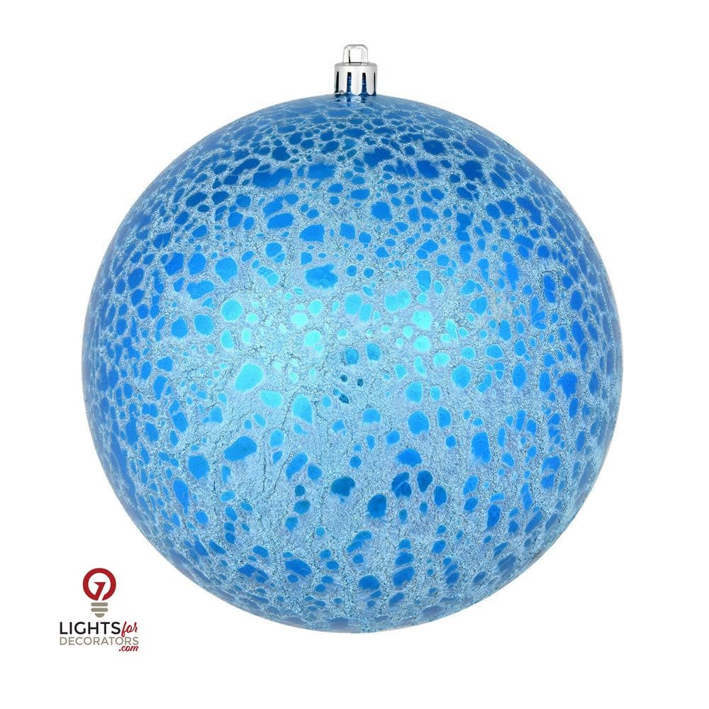 10" Crackle Ball Ornament - Set of 6 — view 11