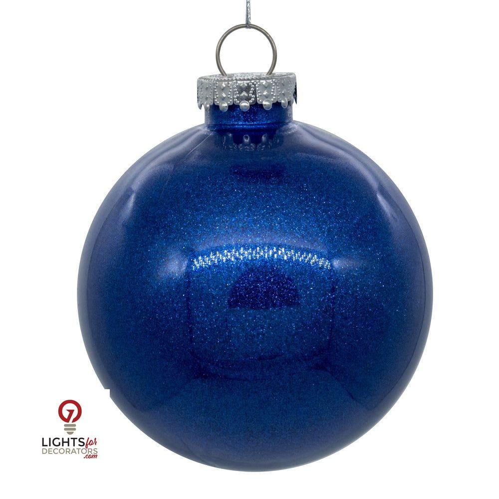 4.75" Glitter Clear Ball - Set of 4 — view 43