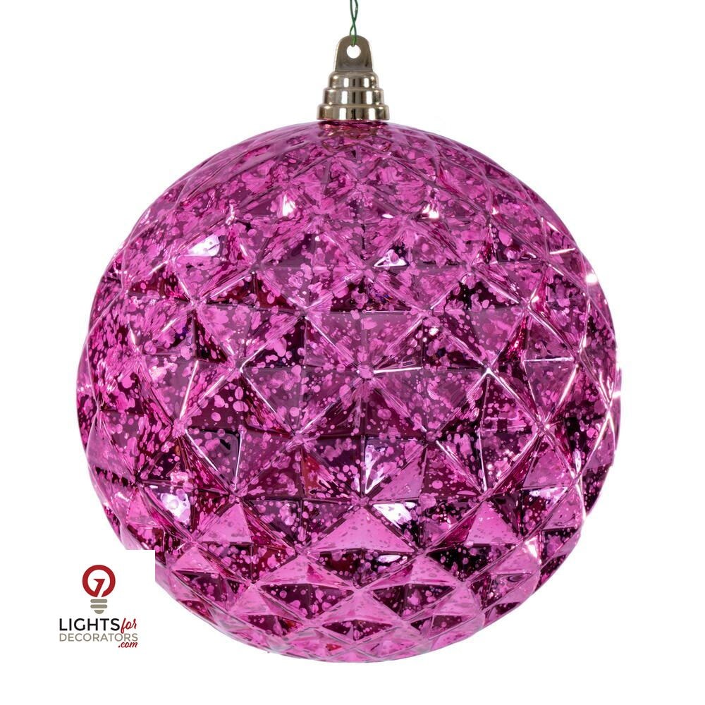 4.75" Diamond Mercury Ornament -  Single