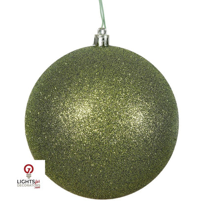 Olive - Shatterproof Ball Chritsmas Tree Ornamanets — view 4
