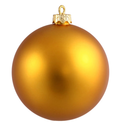 Antique Gold - Shatterproof Ball Chritsmas Tree Ornamanets — view 2