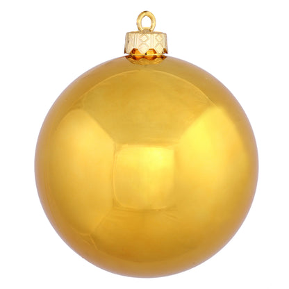 Antique Gold - Shatterproof Ball Chritsmas Tree Ornamanets — view 3