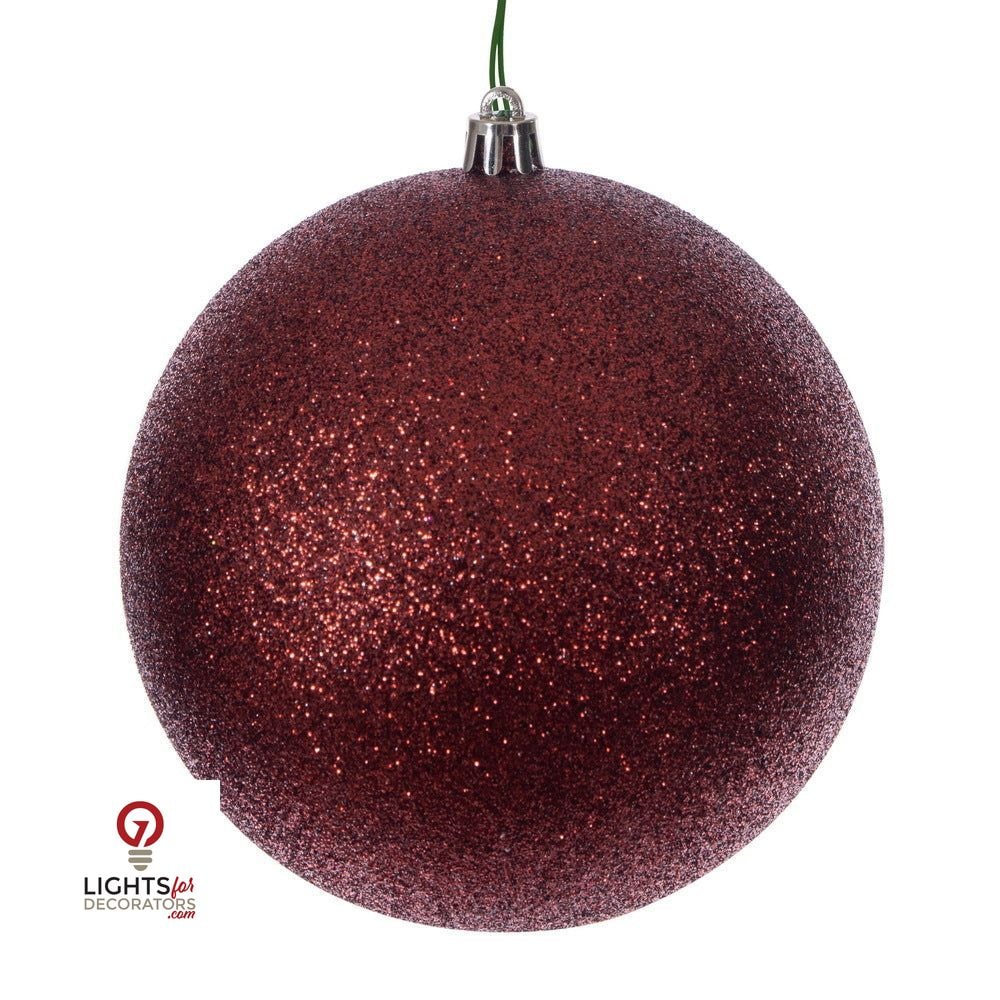 Crimson Red - Shatterproof Ball Chritsmas Tree Ornamanets — view 4
