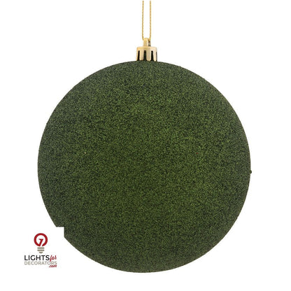 Moss Green - Shatterproof Ball Chritsmas Tree Ornamanets — view 4