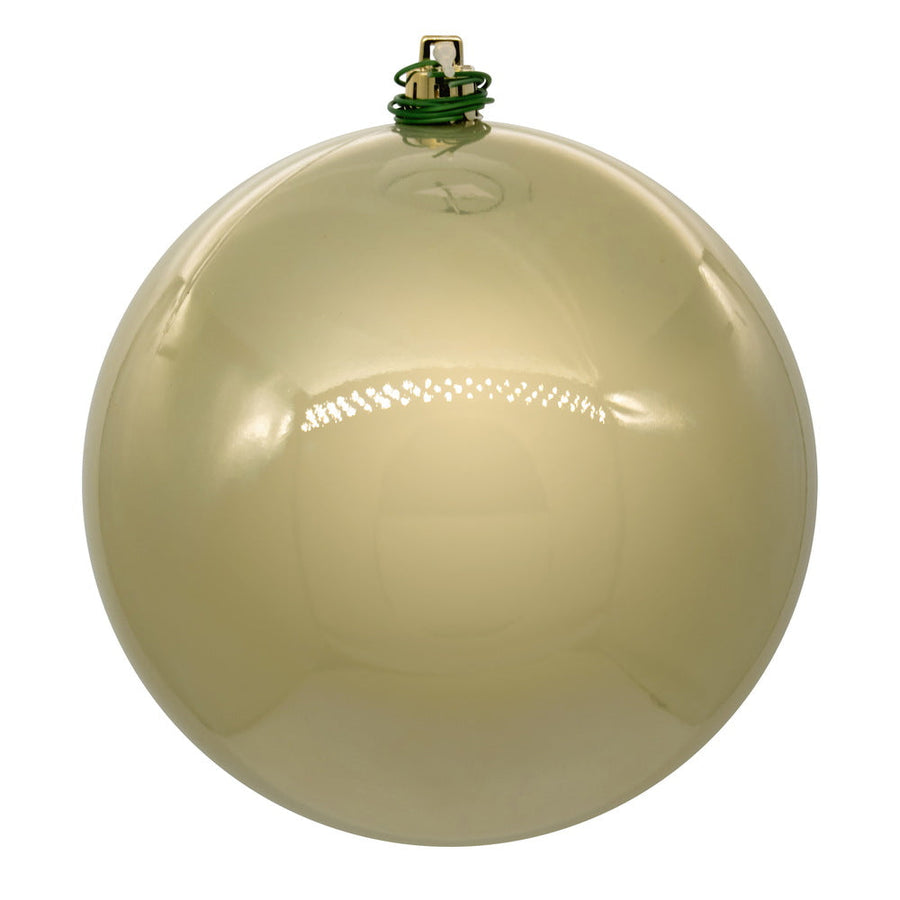 4" Shatterproof Ball Ornament - Dark Teal - Matte - UV Treated 10" (Single)- Pearl (UV)