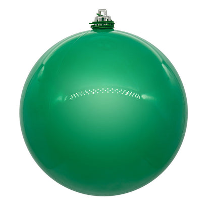 4" Shatterproof Ball Ornament - Teal - Pearl - UV Treated - Set of 4 6" (Set of 4)- Pearl (UV) – Bag of 4 — view 2