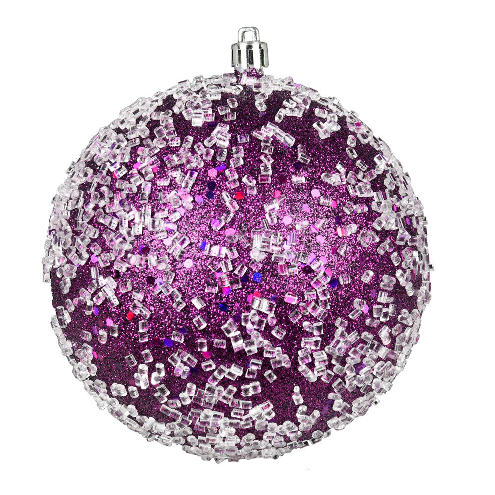 4.75" Glitter Hail Ball - Set of 4