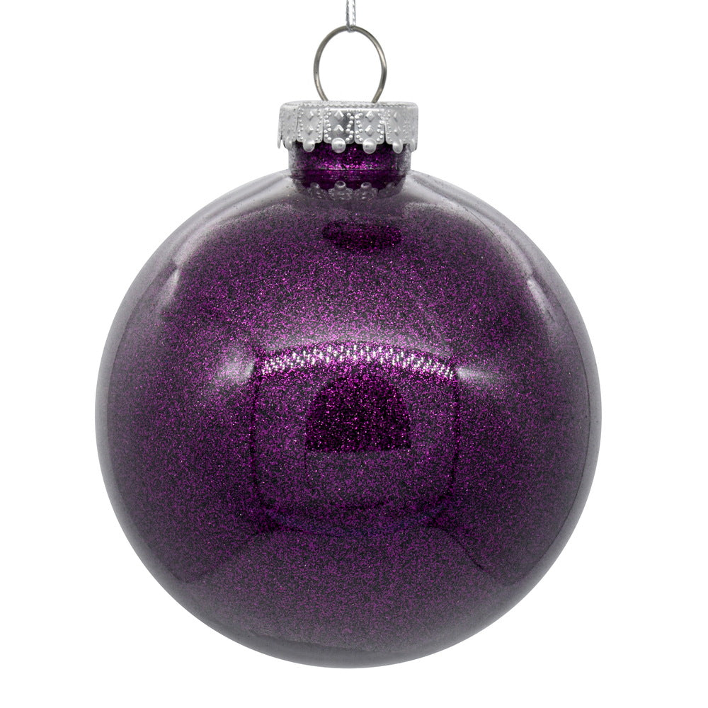 3" Glitter Clear Ball - Set of 12 — view 13