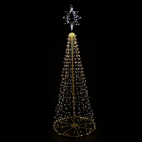 9.5' Dynamic RGB Pop-Up Tree with Star - Multi Function