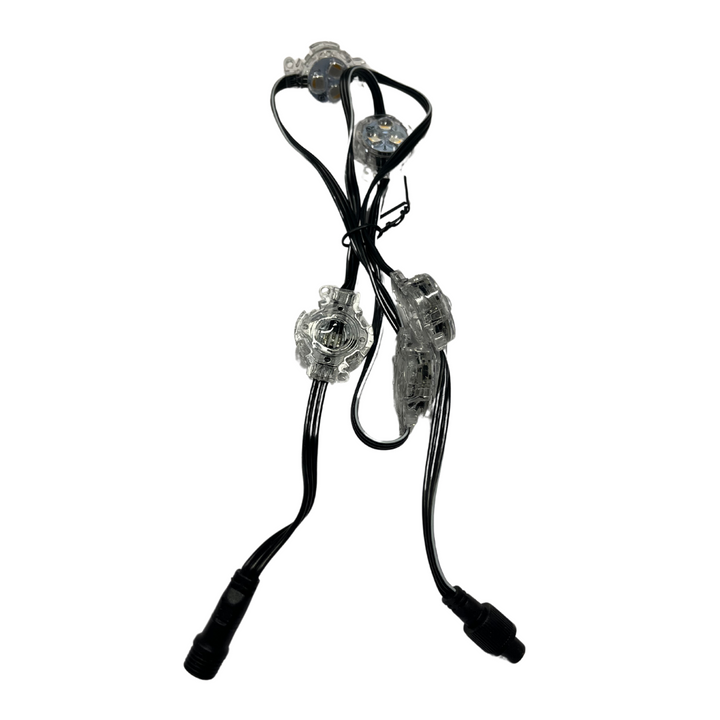 RGBW 12 Volt LED single light for vibrant lighting, perfect for various indoor and outdoor applications.