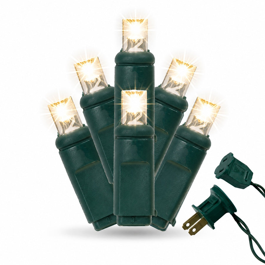 5MM LED Light Set - 50 Lights - Pure White/Pure White Strobe