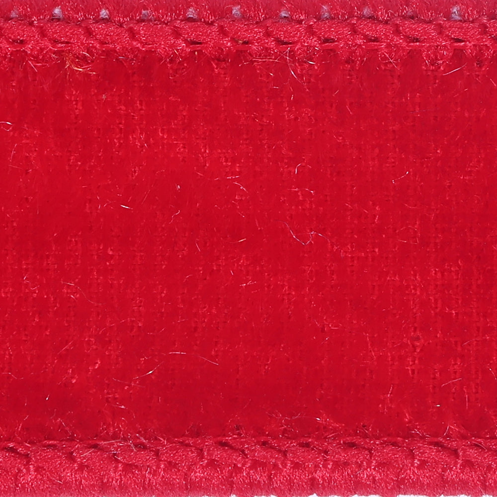 Red Velvet Dupion Ribbon
