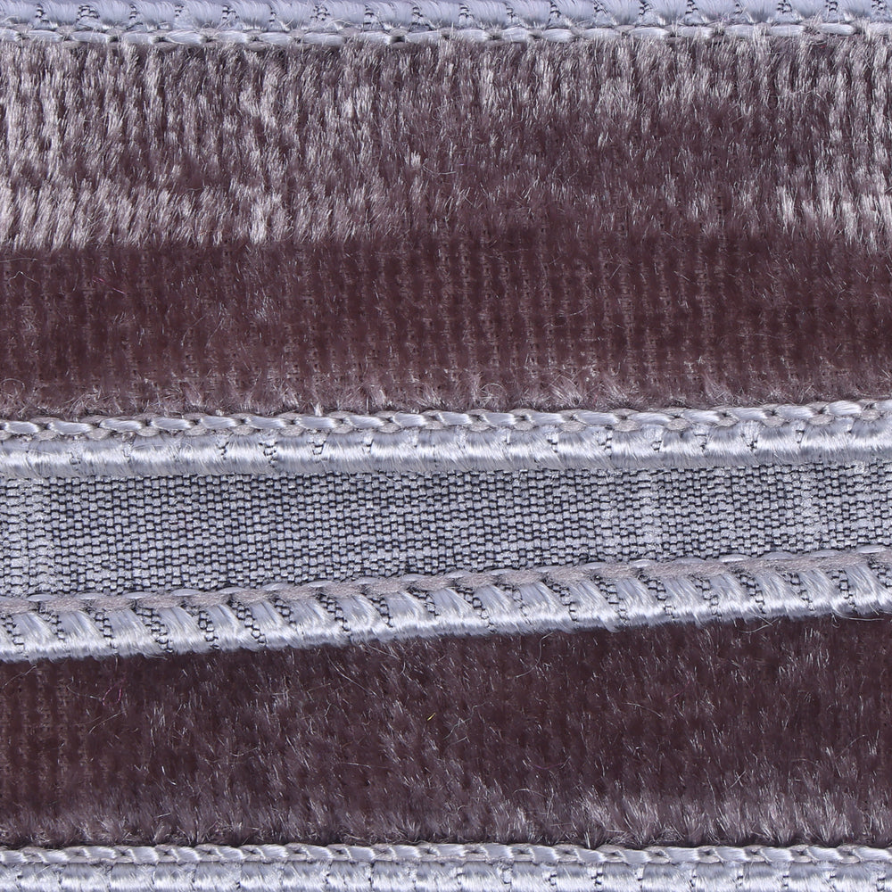 Pewter Velvet Dupion Ribbon