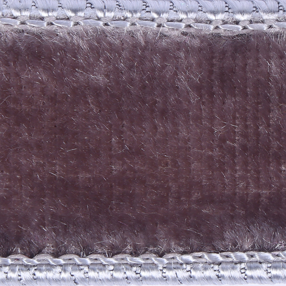 Pewter Velvet Dupion Ribbon