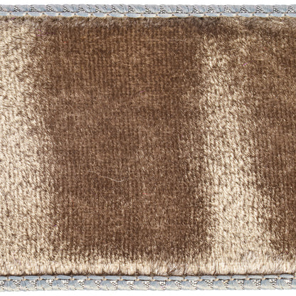 Pewter Velvet Dupion Ribbon
