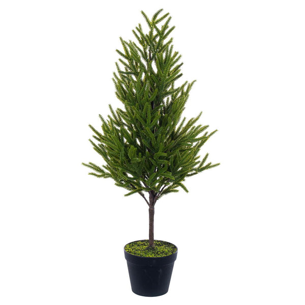 36" Green Norfolk Pine Dripping Garland