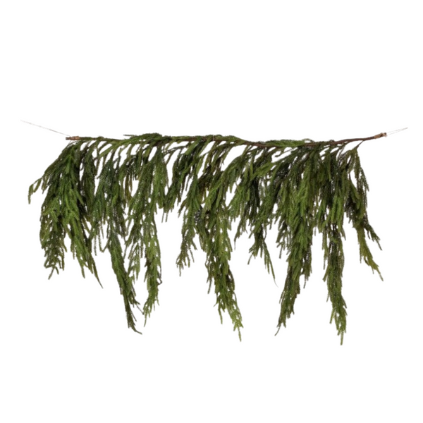 40X27"REAL TOUCH NORFOLK PINE DRIPPNG GARLAND