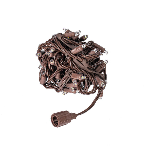Stretchable 5MM Light Sets - FestivePro Series - 50 Light - Brown Wire