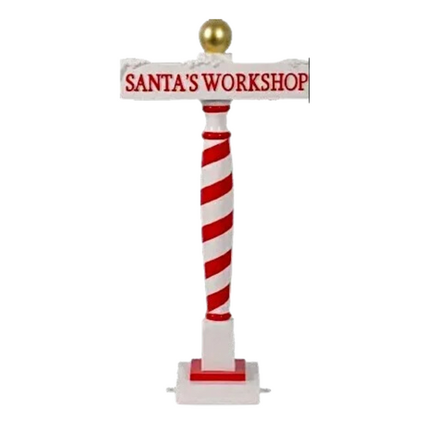 35" Santa's Workshop Sign