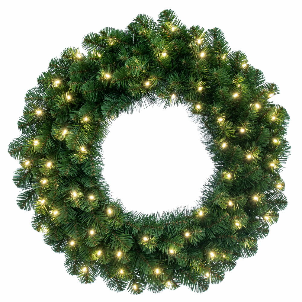 Large Deluxe Sequoia Fir Wreath – 410" to 910" Options — view 1