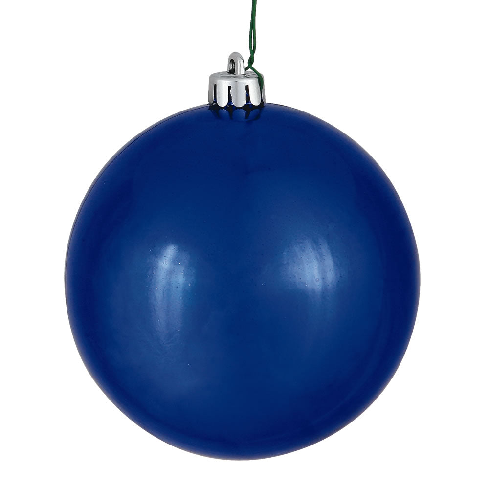 Cobalt Blue - Shatterproof Ball Chritsmas Tree Ornamanets — view 3