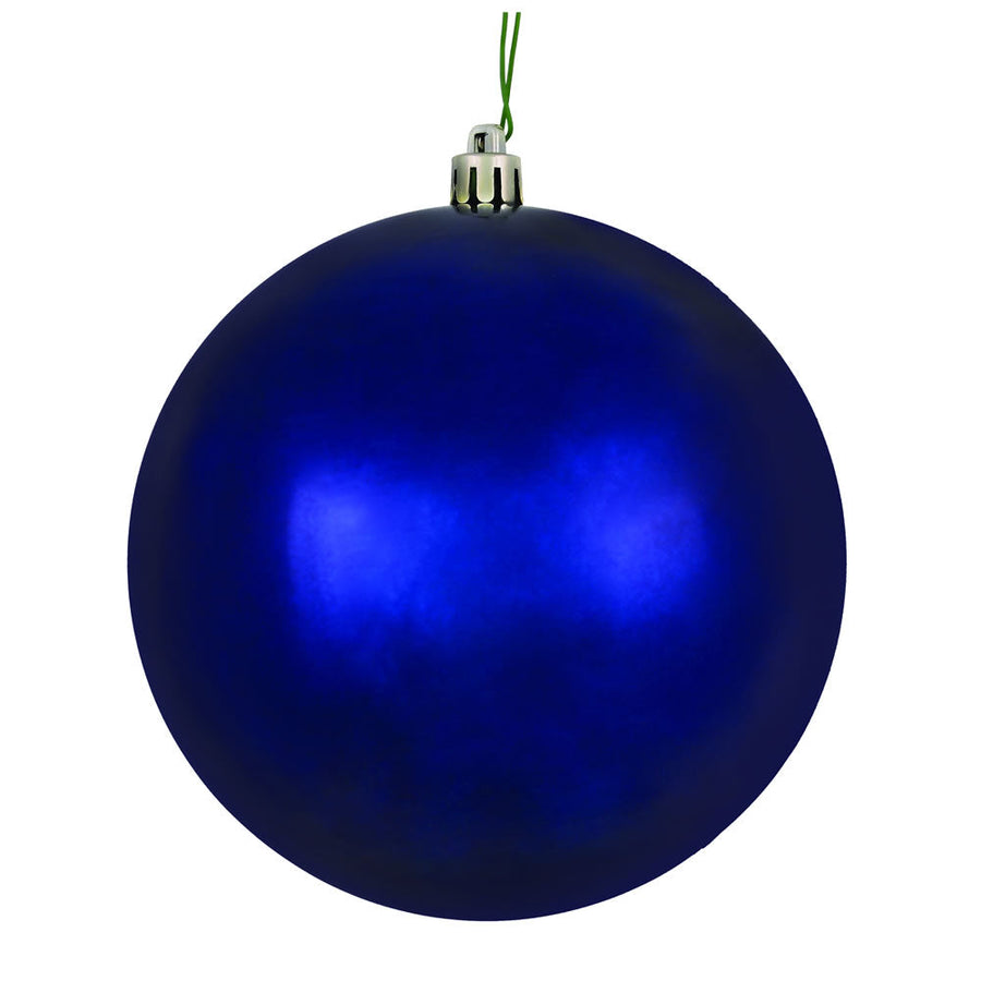 10" Shatterproof Ball Ornament - Midnight Blue - Shiny - UV Treated
