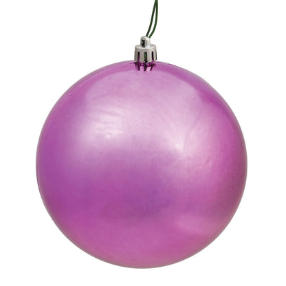 Mauve - Shatterproof Ball Chritsmas Tree Ornamanets — view 3